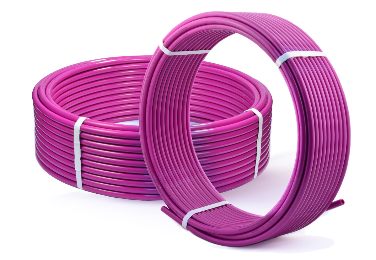 Труба полиэтиленовая с повышенной термостойкостью  Pink-PertPipe Pert II 